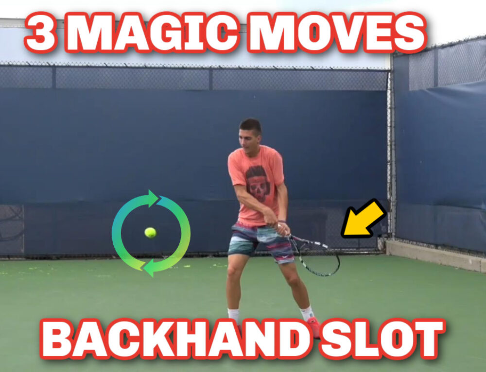 Grigor Dimitrov Slice Backhand Super Slow Motion Topspin Tennis